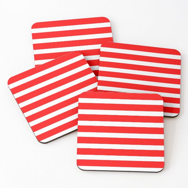 Item preview, a simple red strips design  designed and sold by KheinJohn.