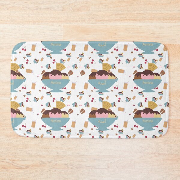 Item preview, 'Ice Creamy' personalised English plus Arabic  designed and sold by HalunaHappy.