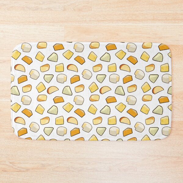 Item preview, Cute cartoon cheese assortment pattern designed and sold by Picklejuiceshop.