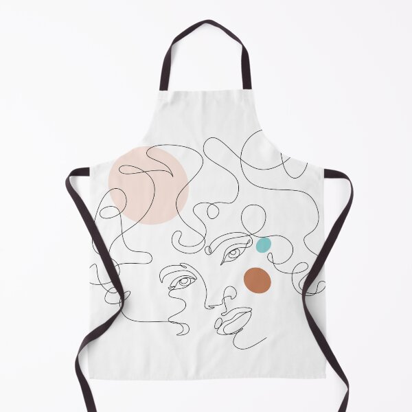 Item preview, Face of an Afro American woman line art designed and sold by OneLinePrint.