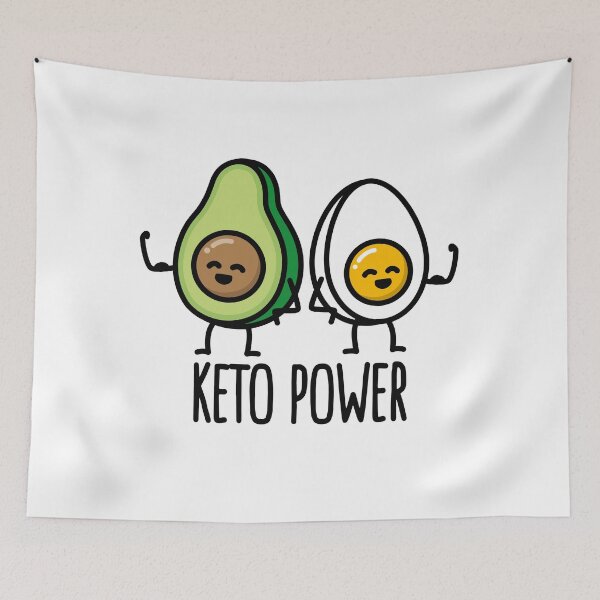 Item preview, Keto Power Egg Avocado Ketogenic Ketosis Gift idea designed and sold by LaundryFactory.