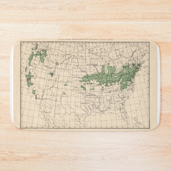 Item preview, Old US Cherry Tree Orchard Map (1903) Vintage United States Agricultural Atlas  designed and sold by BravuraMedia.
