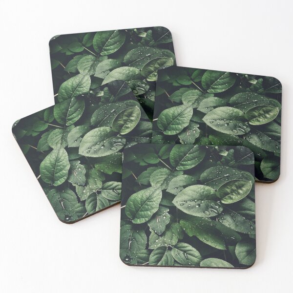 Item preview, Leaves with raindrops designed and sold by Hasan Kamal.