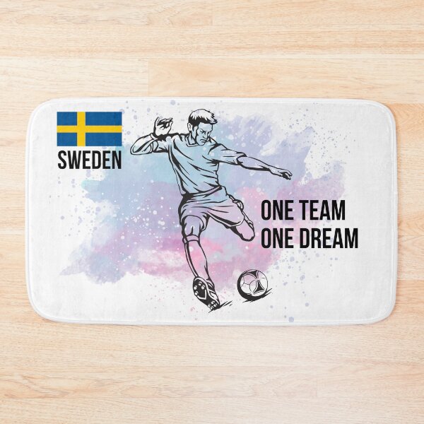 Item preview, Swedish Football Player Kicking the Football - Football designed and sold by cravingmart.