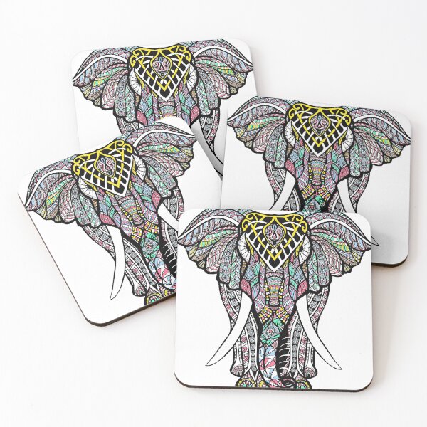 Item preview, elephas Psychedelic  designed and sold by Red_Stickers.