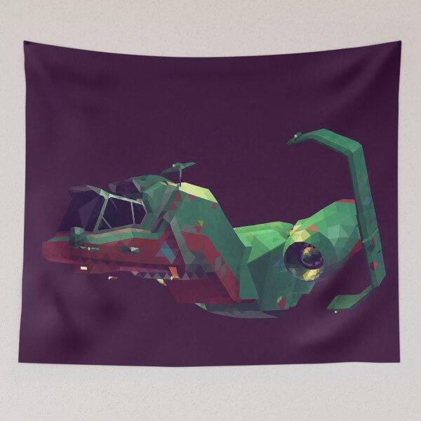 Item preview, Green Spaceship #01 designed and sold by PikachuHat.