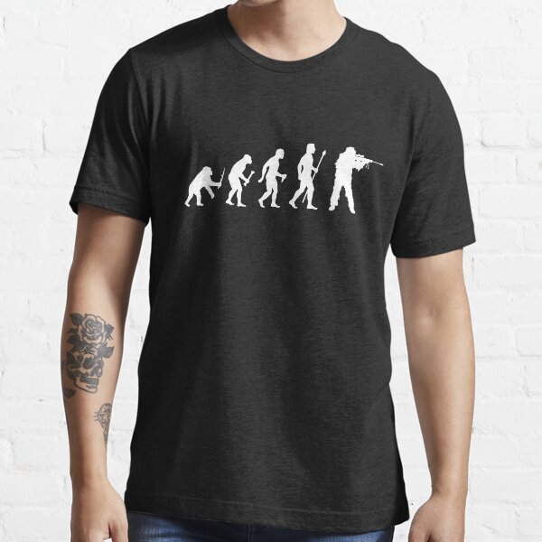 Tee shirt 2024 evolution de l'homme