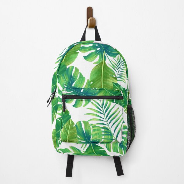 Item preview, Tropical green leaves and palm leaf designed and sold by quickkdesign.