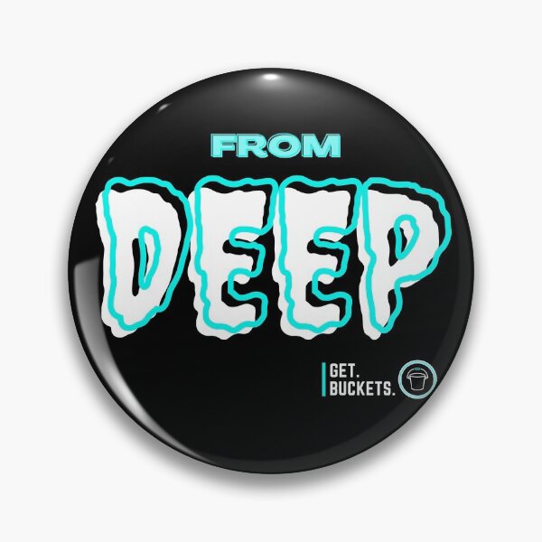 Item preview, From DEEP - Cyan & White Print designed and sold by GetBuckets.
