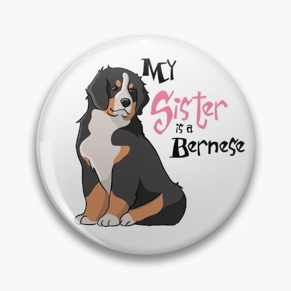 Item preview, My sister is a Bernese, Bernese Mt. Dog designed and sold by PawsoMania.