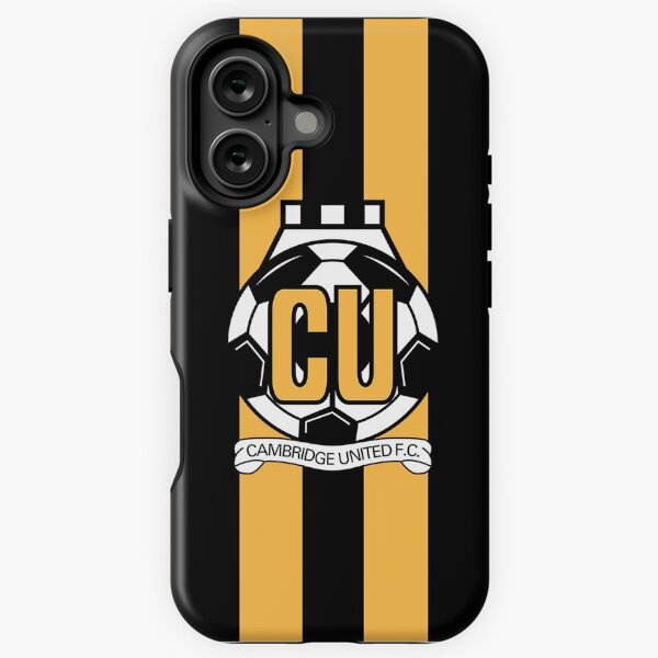 Vista previa del artículo con la obra «Logotipo de Cambridge United FC - Rayas», diseñado y vendido por Etchedclothing.