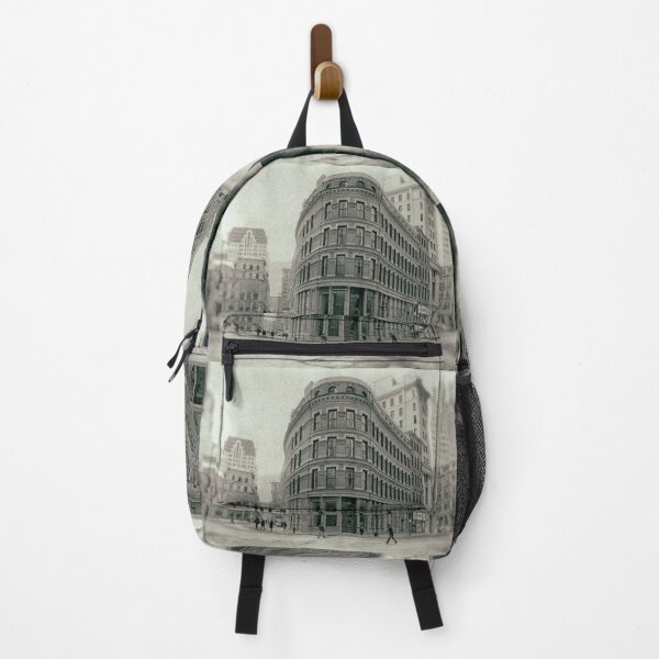 Item preview, Old Flat Iron Building at Corner of Franklin and Devonshire Boston Massachusetts designed and sold by Stephen Orsillo.