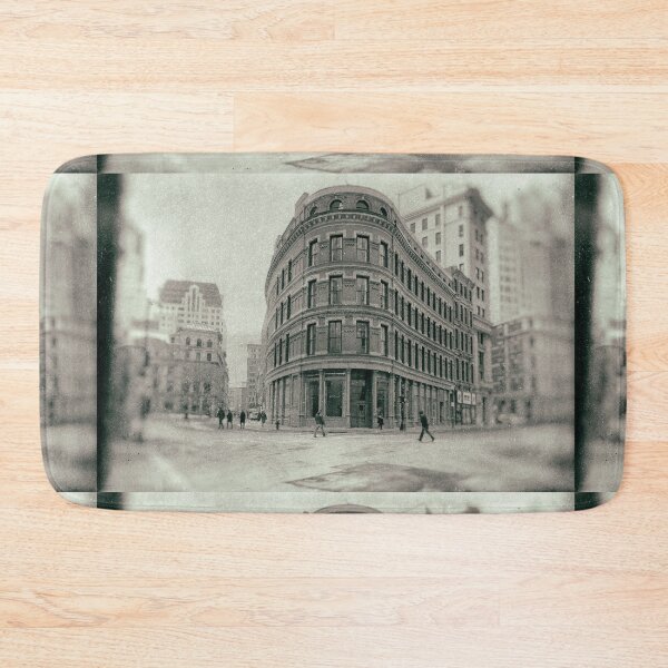 Item preview, Old Flat Iron Building at Corner of Franklin and Devonshire Boston Massachusetts designed and sold by Stephen Orsillo.