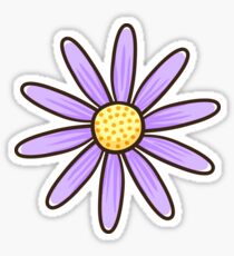 Purple flower sticker Sticker
