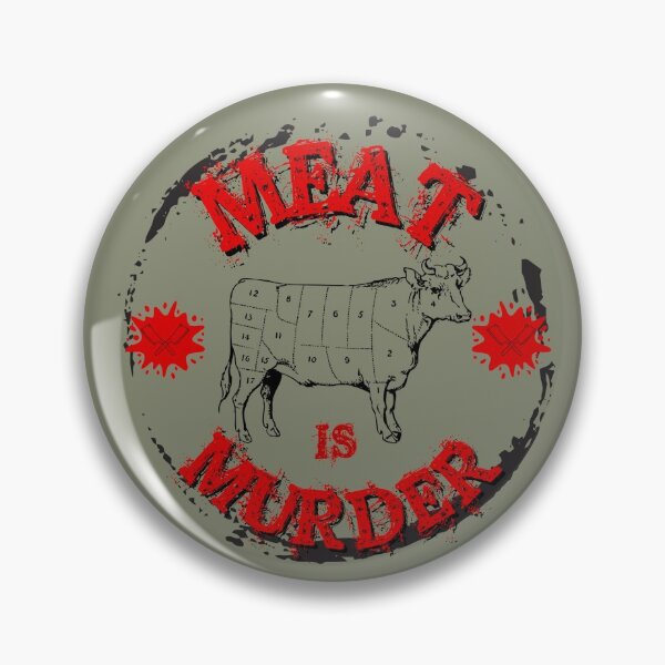 Item preview,  Meat is murder designed and sold by Growwithme.