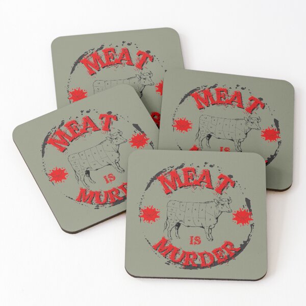 Item preview,  Meat is murder designed and sold by Growwithme.