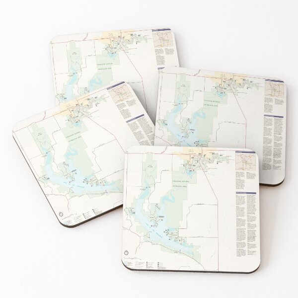 Item preview, Chicksaw National Recreation Area Map (1998) Tennessee Park Atlas designed and sold by BravuraMedia.