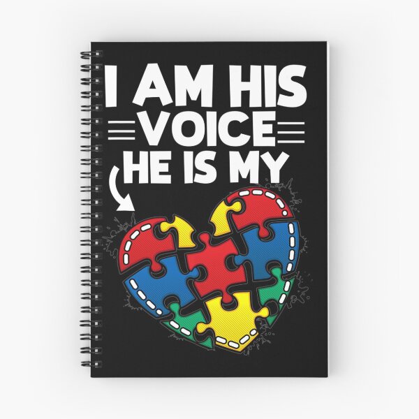 Item preview, I Am His Voice He Is My Heart Autism Awareness designed and sold by DeclanMoss.