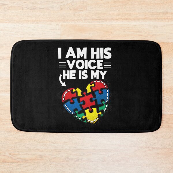 Item preview, I Am His Voice He Is My Heart Autism Awareness designed and sold by DeclanMoss.