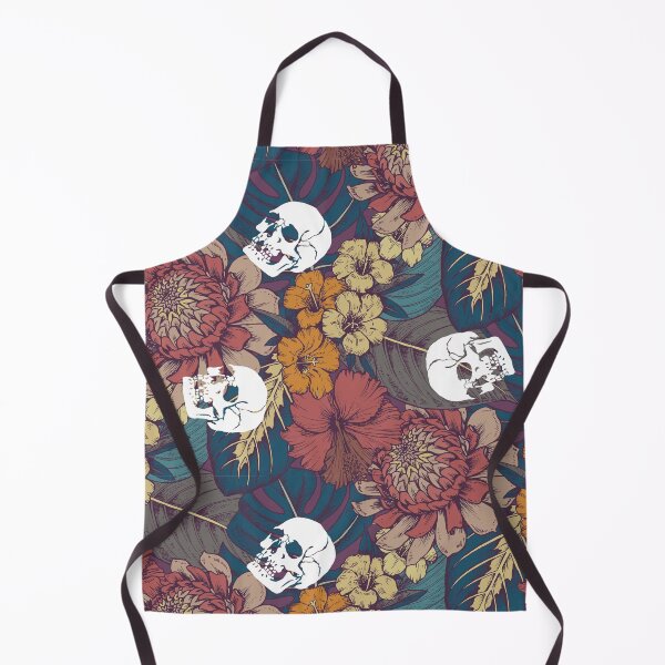Item preview, Flower Skull Pattern designed and sold by maeroks.