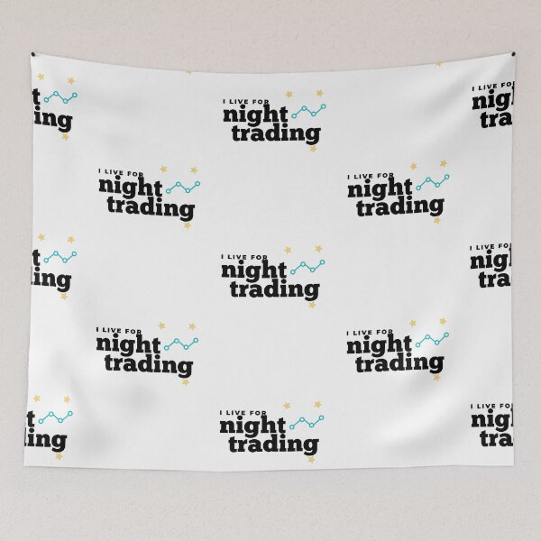 Item preview, The Night Trader Artwork (black) designed and sold by TraderShirts.