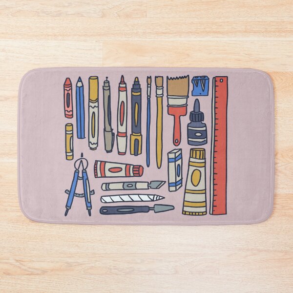 Item preview, Art Supplies Collage Pink designed and sold by nina-aagaard.