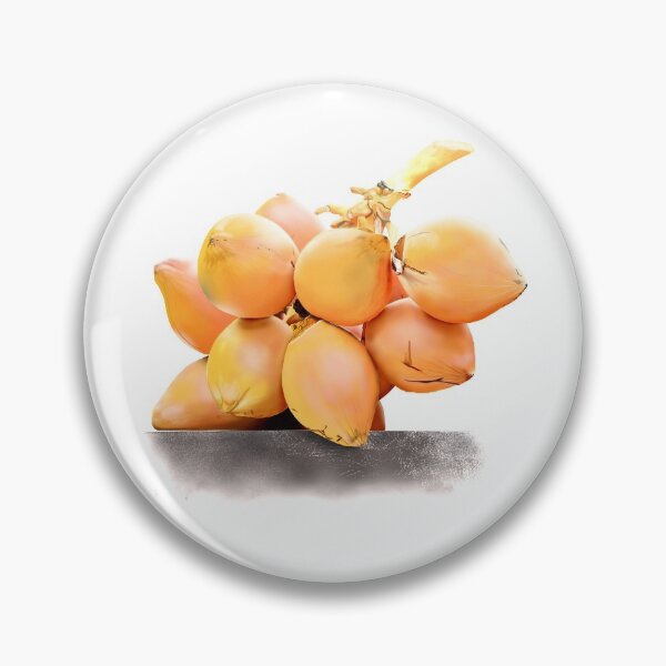 Item preview, Fruits Bunch of Orangish King Coconuts - Art Board Prints designed and sold by skgraphictrafic.