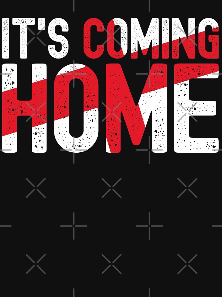 "Its Coming Home England Football Design" Tshirt for Sale by
