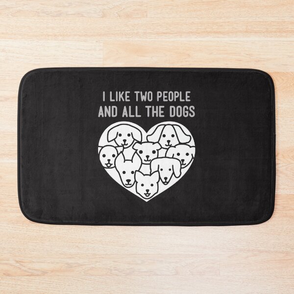 Item preview, I Like Two People and All The Dogs Animal Lover designed and sold by SkylinesDesign.