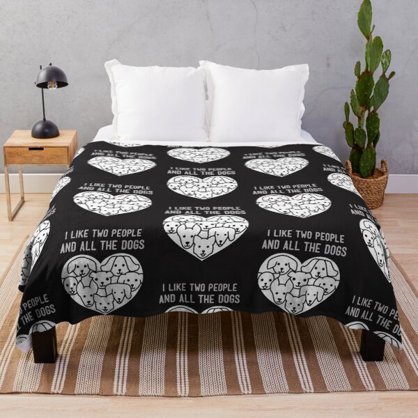 Item preview, I Like Two People and All The Dogs Animal Lover designed and sold by SkylinesDesign.