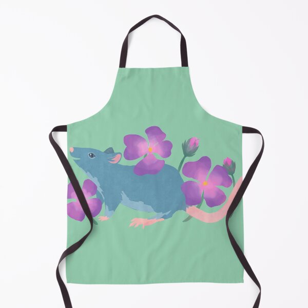 Item preview, Blue Rat and Flowers designed and sold by Adrielle-art.