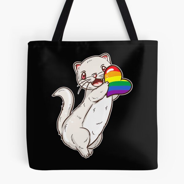Item preview, Japanese Anime Lgbt Pride Rainbow Otter designed and sold by DeclanMoss.