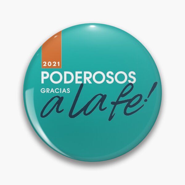 Item preview, Poderosos Gracias A La Fe! | 2021 Convention | Typography Design (Teal) designed and sold by Kim Liester Lagura.