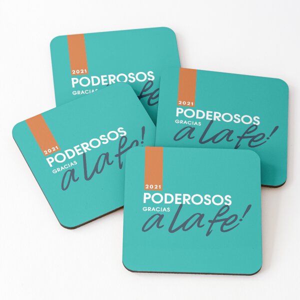 Item preview, Poderosos Gracias A La Fe! | 2021 Convention | Typography Design (Teal) designed and sold by Kim Liester Lagura.