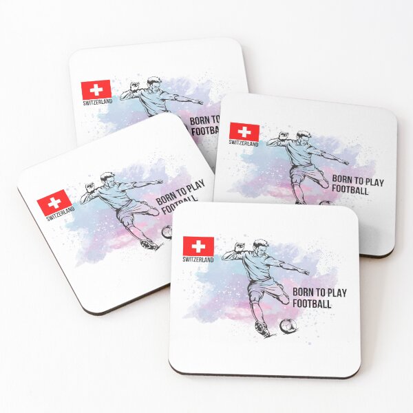 Item preview, Swiss Football Player Kicking the Football - Football designed and sold by cravingmart.