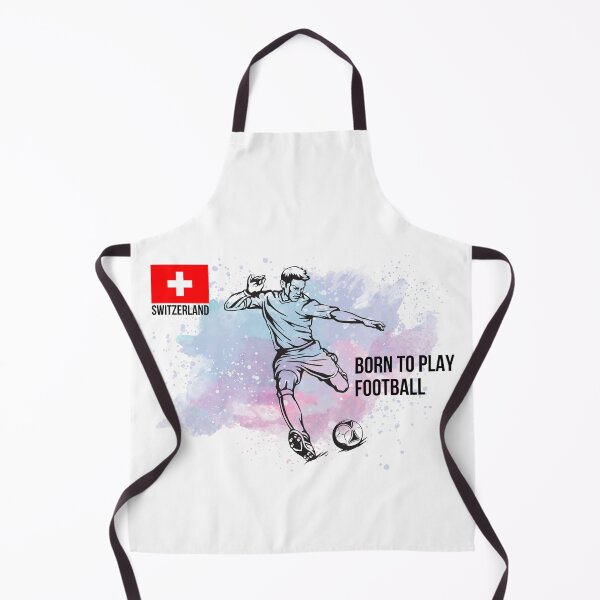 Item preview, Swiss Football Player Kicking the Football - Football designed and sold by cravingmart.