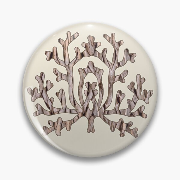 Item preview, Driftwood Coral Tree - neutral brown beige - Vicki Hadfield designed and sold by Printable Pressies.