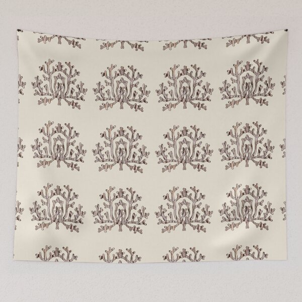 Item preview, Driftwood Coral Tree - neutral brown beige - Vicki Hadfield designed and sold by Printable Pressies.