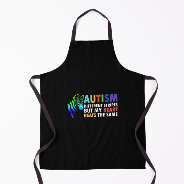 Item preview, Heart Zebra Saying Inspirational Autism Awareness designed and sold by MillieConnor.