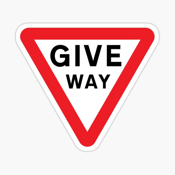 Item preview, UK traffic sign: Give way (TSRGDNO 602) designed and sold by Spyromike.