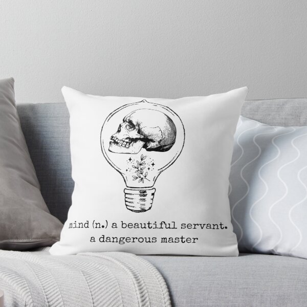 Item preview, Mind Master Skull Lightbulb designed and sold by itzlitwrite.