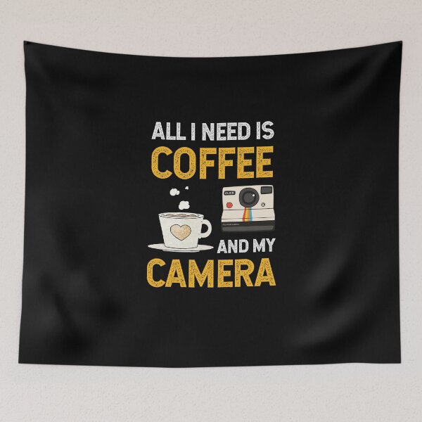 Item preview, All I Need Is Coffee And My Camera designed and sold by wackodesign.