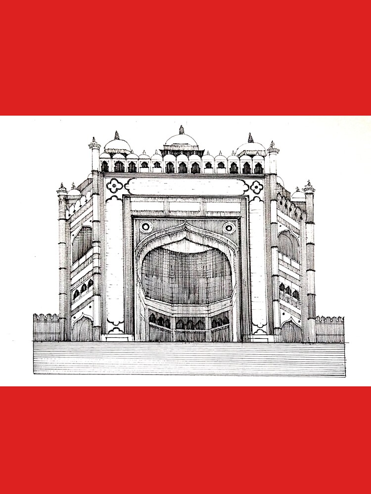 INDIA OLD COLOR Postcard Buland Darwaza Fatehpur Sikri Agra Highest Gate  Gateway £1.99 - PicClick UK