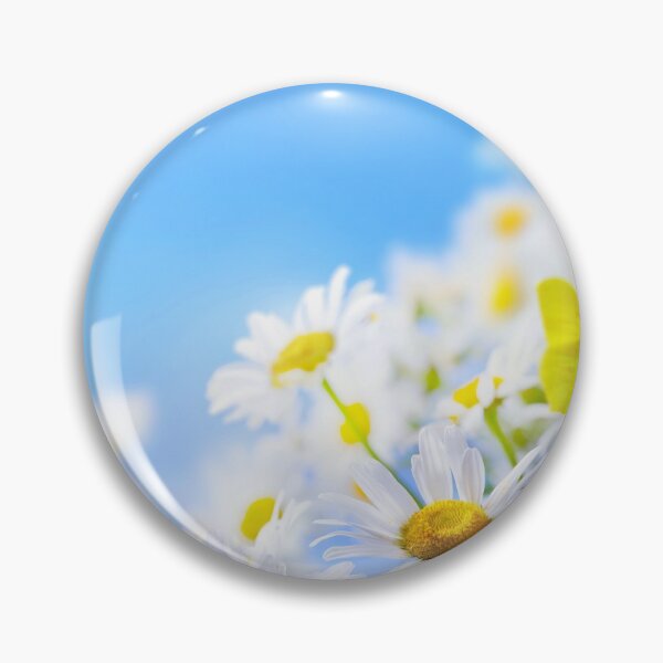 Item preview, yellow butterfly on a field daisy, in a field under a blue sky designed and sold by filon19931.