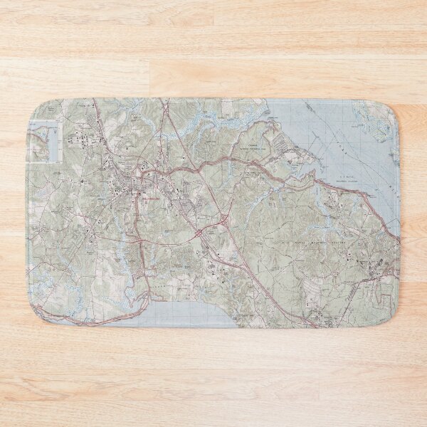 Item preview, Colonial National Historic Park Map (1981) Jamestown, Williamsburg, Yorktown Virginia Atlas designed and sold by BravuraMedia.