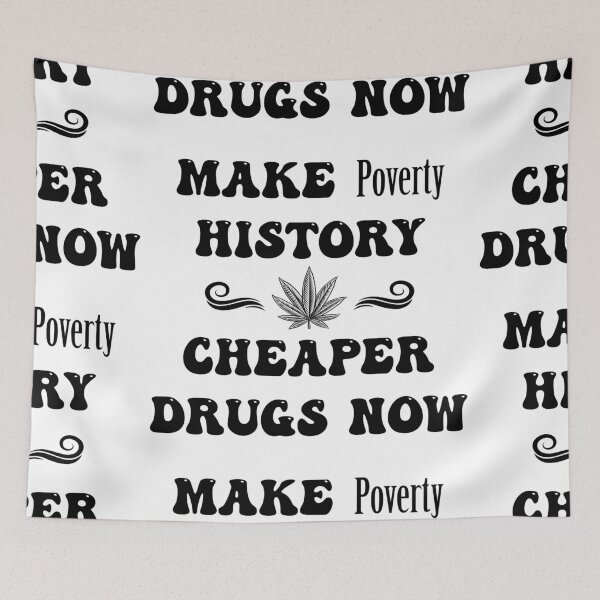 Item preview, Make Poverty History Cheaper Drugs Now - Large in Black designed and sold by NoMatterLab.