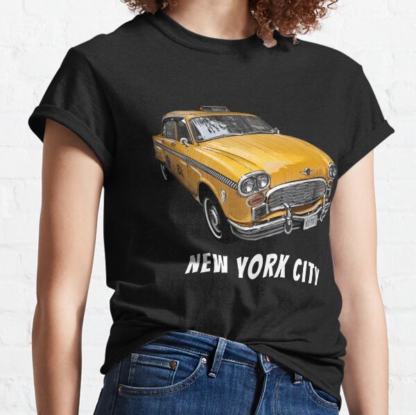 NYC Vintage Taxi T-Shirts New York City Retro Look tee shirt