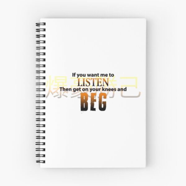 Item preview, listen to me designed and sold by QuotesfromHELL.