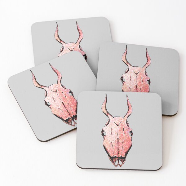 Item preview, Red Deer Skull designed and sold by WildandDivine.