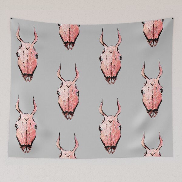 Item preview, Red Deer Skull designed and sold by WildandDivine.
